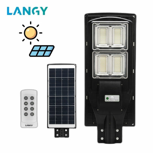 LANGY 120 W solar street lights 12000 lumens