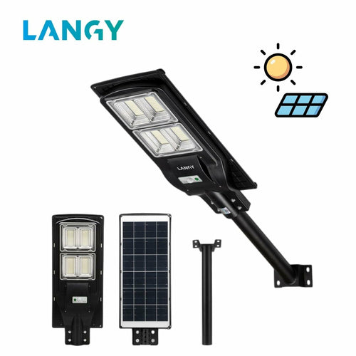 LANGY 120 W solar street lights 12000 lumens