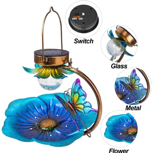 Solar Sparkle Sphere Bird Feeder