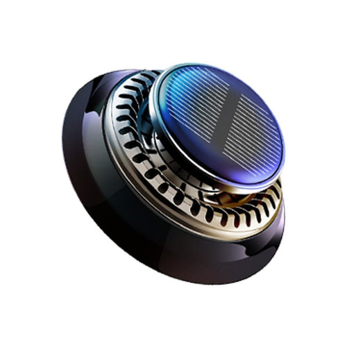 Portable Kinetic Car Air Freshener Solar Powered Double Ring Rotating