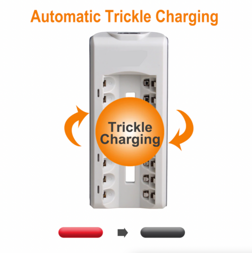 8 Slot Battery Charger For Ni-MH Ni-CD AA AAA Rechargeable Batteries