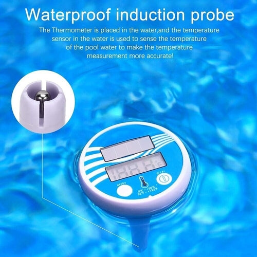 Digital Solar Powered Outdoor Floating Waterproof Rainproof Pool SPA