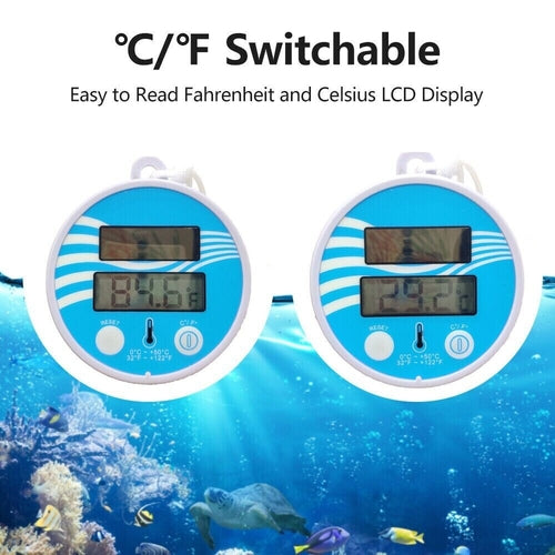 Digital Solar Powered Outdoor Floating Waterproof Rainproof Pool SPA