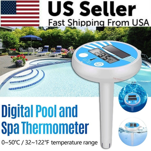 Digital Solar Powered Outdoor Floating Waterproof Rainproof Pool SPA