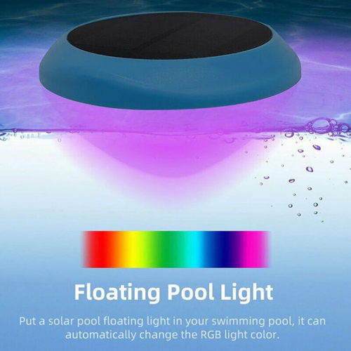 Solar LED RGB Light Outdoor Garden Pond Swimming Pool Floating