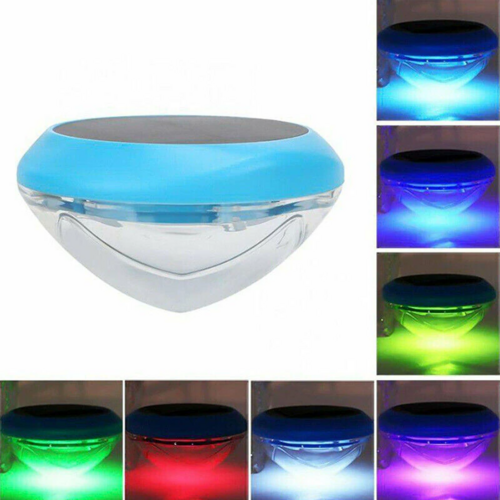 Solar LED RGB Light Outdoor Garden Pond Swimming Pool Floating