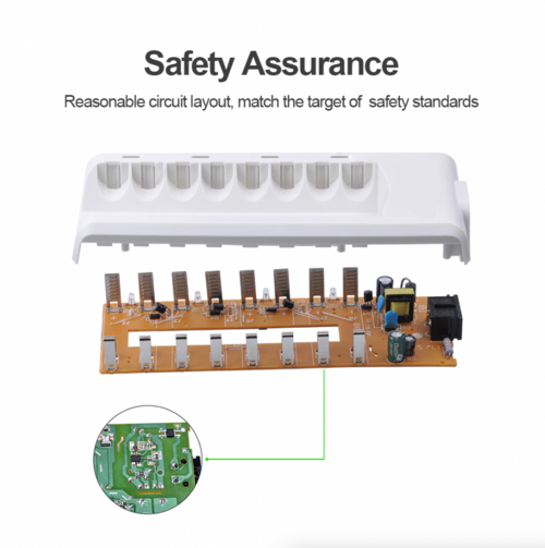 8 Slot Battery Charger For Ni-MH Ni-CD AA AAA Rechargeable Batteries