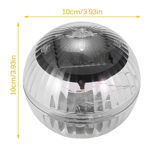 Outdoor Solar LED Floating Light Garden Pond Pool Lamp Rotating RGB