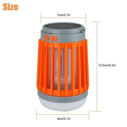 Solar USB Mosquito Killer Light Electronic Fly Bug Insect Zapper Trap