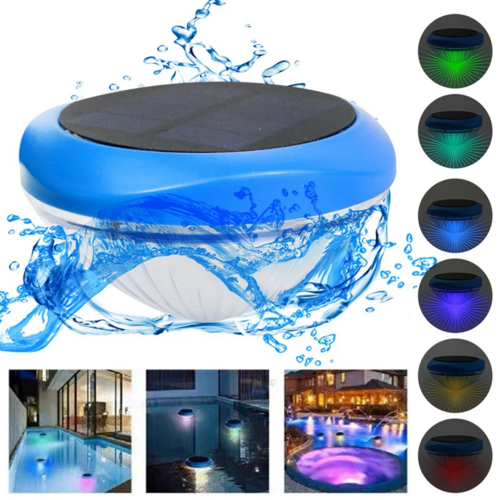 Solar LED RGB Light Outdoor Garden Pond Swimming Pool Floating