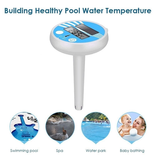 Digital Solar Powered Outdoor Floating Waterproof Rainproof Pool SPA