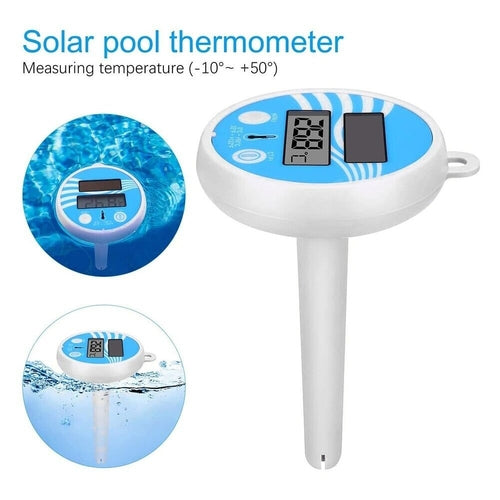 Digital Solar Powered Outdoor Floating Waterproof Rainproof Pool SPA