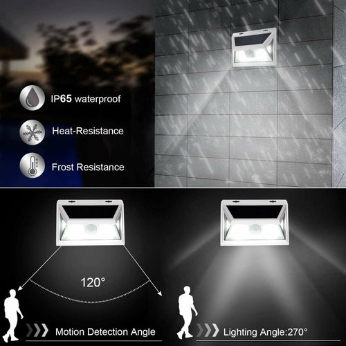 Super Bright Solar LED Motion Sensor Light 500 Lumens