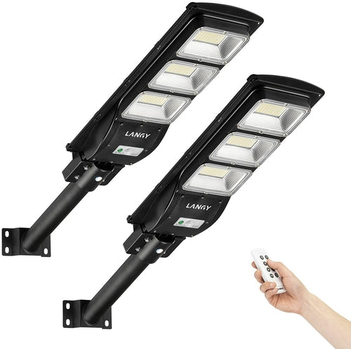 LANGY 90W solar street light 9000 lumens