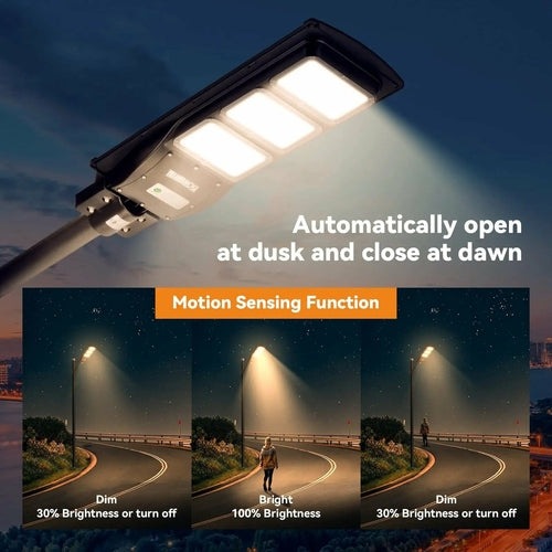 90W  solar street LED lights 3000K -warm white