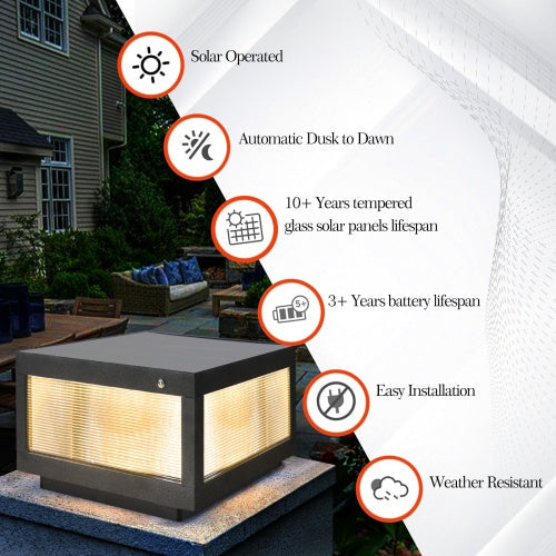 Solar Wall Light With Dimmable LED-2 Package Unavailable Platforms-