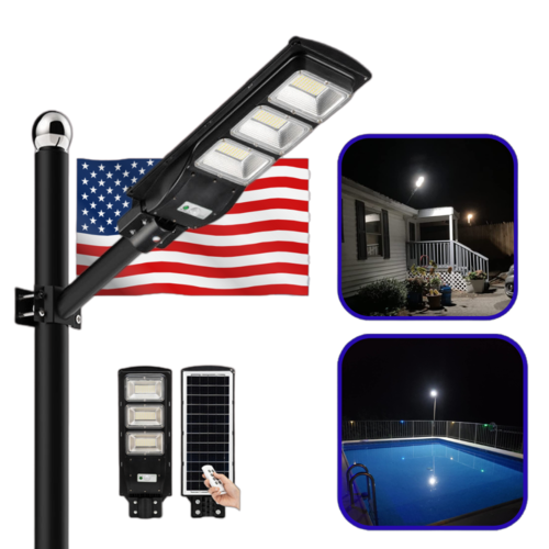 LANGY 90W solar street light 9000 lumens