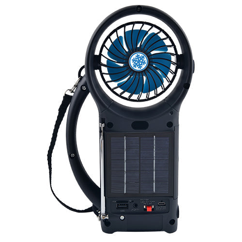Supersonic Solar Power Bluetooth Speaker with FM Radio, LED Torch