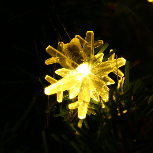 Hot 20 LEDs Snowflake Solar Led Strips High