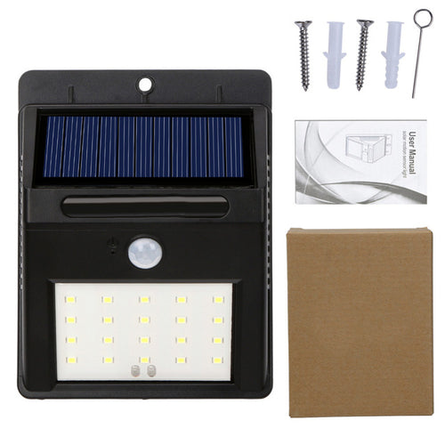 LED Solar Lamp Infrared Sensor Solar Wall Lamp