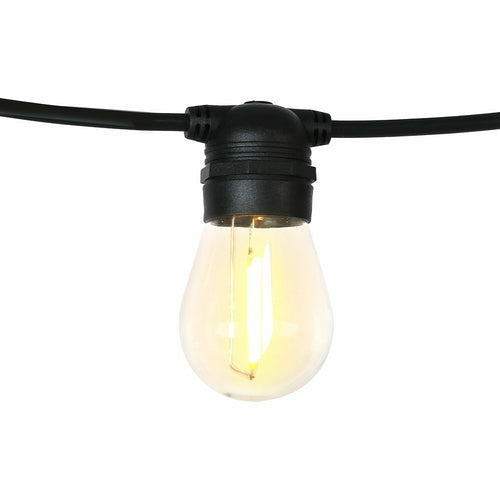 17m Solar Festoon Lights Outdoor LED String Light Christmas Party