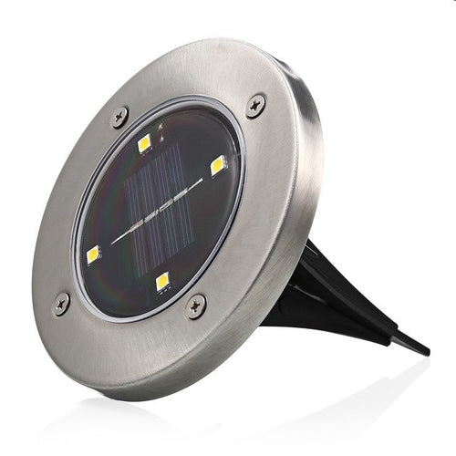 LightMe 4PCS Solar Lamps 4 LEDs Solar Powered IP65
