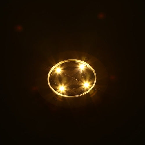 LightMe 4PCS Solar Lamps 4 LEDs Solar Powered IP65