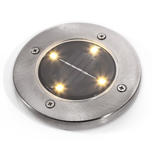 LightMe 4PCS Solar Lamps 4 LEDs Solar Powered IP65