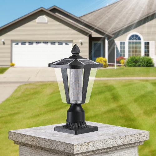 Solar Pillar Headlights With Dimmable LEDs - 2 Packs Unavailable