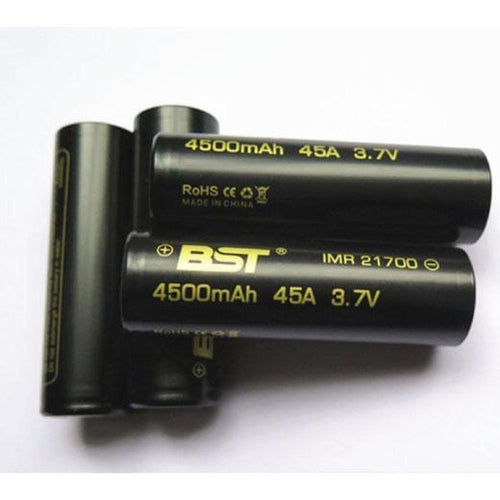 IMR 21700 45A Rechargeable Batteries - BST  4500mAh 3.7V Lithium