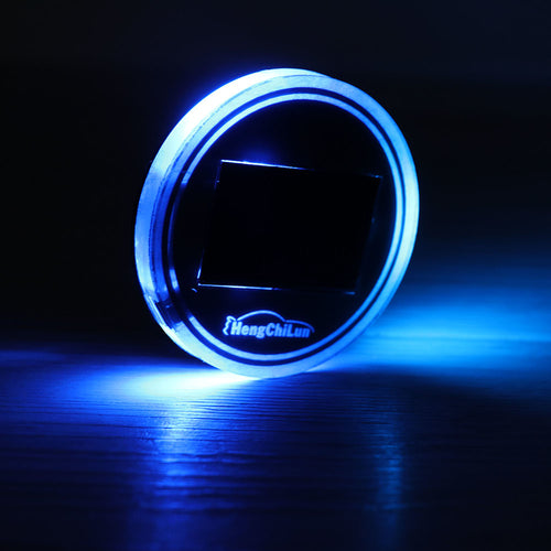 Universal Waterproof Solar LED Car Cup Mat