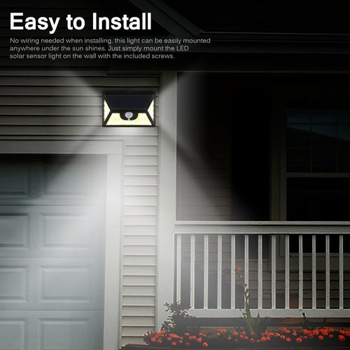 Waterproof Motion Solar Light Cool White