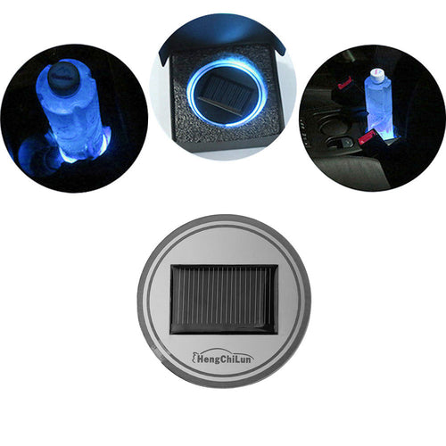 Universal Waterproof Solar LED Car Cup Mat