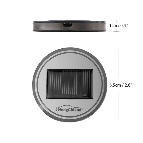 Universal Waterproof Solar LED Car Cup Mat
