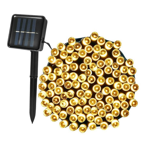 Solar String Lights LED Solar Power Fairy String Light 12M 100 LEDs 8