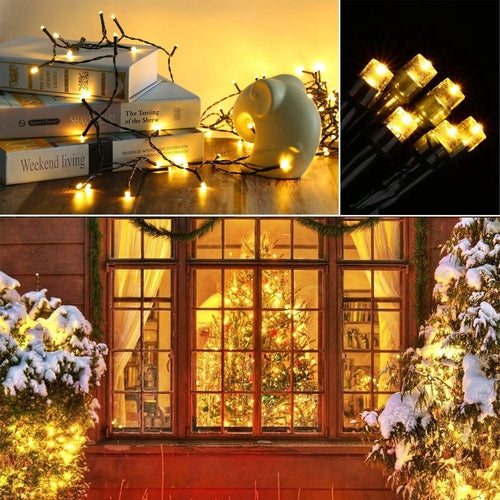 Solar String Lights LED Solar Power Fairy String Light 12M 100 LEDs 8