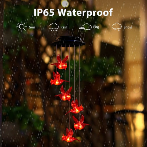 SolarEra Outdoor Wind Chimes Solar Wind Chimes Lights Solar Powered