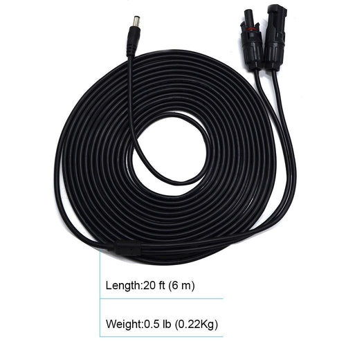 LionCooler PV Solar Panel Cable, 5.5mm x 2.1mm